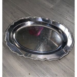 W & S Blackington Silver Plated Vintage 16” Serving Platter